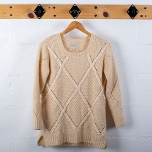 Moon River Anthropologie Chunky Knit Sweater Sz S